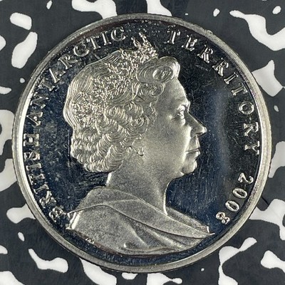 2008 British Antarctic Territory £2 Pounds Lot#C9156 Proof!