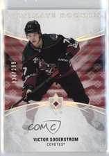 2020 Upper Deck Ultimate Collection Rookies 34/299 Tier 1 Victor Soderstrom 03xg