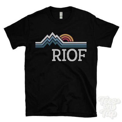RIOF RETRO LOGO PARODY T-SHIRT Western Isles Uigen Reef