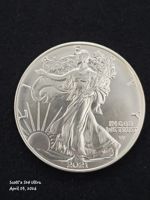 #ad #ad 2021 American Silver Eagle BU $100.00