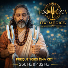 256 Hz 432 Hz Dna Key Tuning Fork Chakra Healing Root Chakra Giant