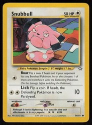 Snubbull 74/111 Neo Genesis Common