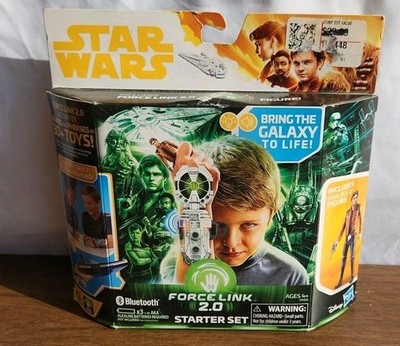 Star Wars FORCE LINK 2.0 HAN Solo 3.75'' Starter Set Wearable Technology New