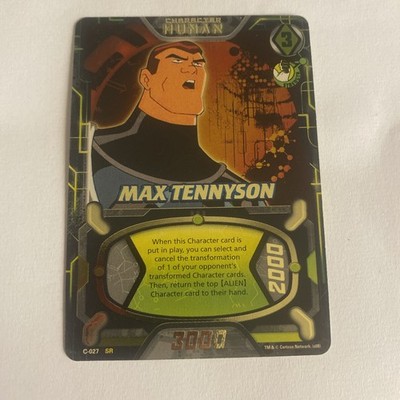 BEN 10 CCG SUPER RARE C-027 MAX TENNYSON GOLD FOIL CARD