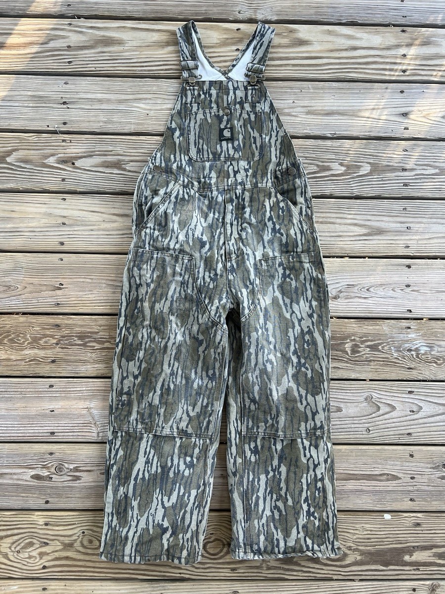 Carhartt Bib Overall Loose Fit Insulated Mossy Oak Bottomland Camo