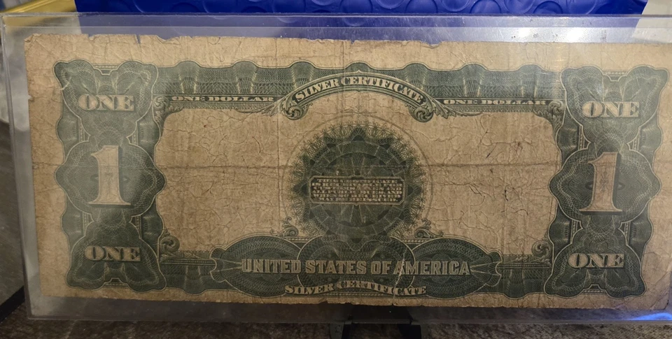 1899 $1 "BLACK EAGLE" Silver Certificate Fr 233 Teehee And Burke  - Image 3 of 3