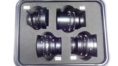 12mm 25mm 35mm 50mm Ultra-Fast S35 Cinema Prime Lens Set: MINT for Sony E-Mount