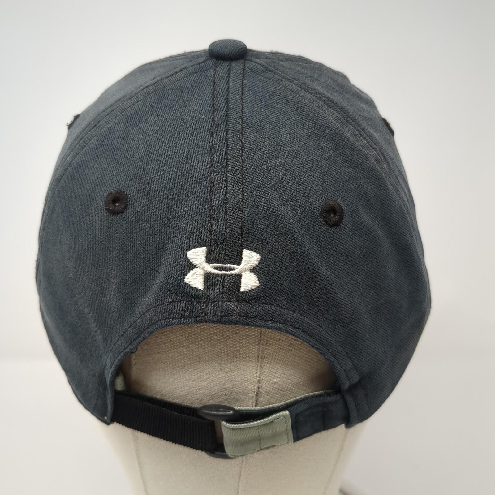 Under Armour Strapback Hat Blue Large Embroidered… - image 6