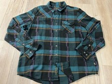 Howler Bros Harkers Flannel Shirt Mens XL Plaid Cotton Blend