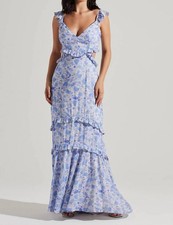 Astr Cassis Maxi Dress Size L