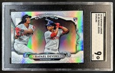 2018 Bowman Chrome Rafael Devers Sterling Continuity RC #BS-RD Red Sox SGC 9