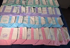 Trader Joe's Pastel Mini Canvas Tote Bags 2025 LIMITED EDITION NWT - LOT OF 4 💕