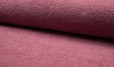 Double Sided Cotton TERRY TOWELLING Fabric Material - OLD ROSE