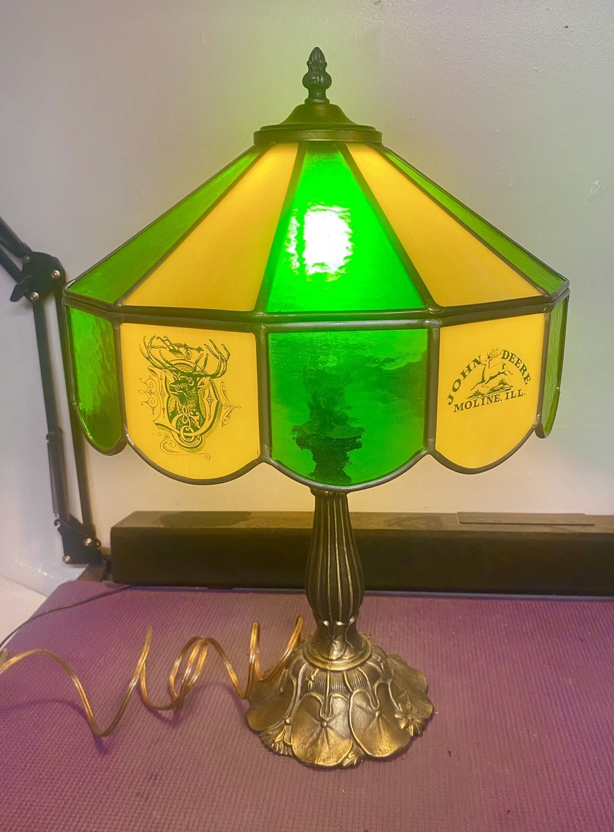 John deere tiffany lamp deals