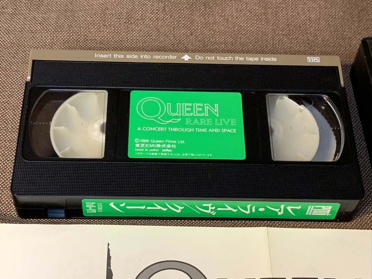 QUEEN Rare Live A Concert Through Time & Space JAPAN NTSC VHS TOVW