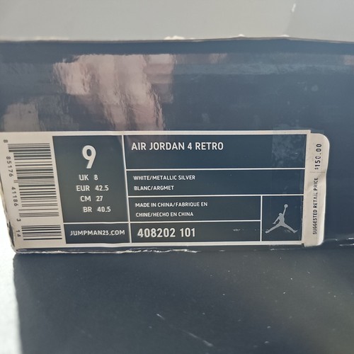 Size 9 - Jordan 4 Retro Pure $ 2006 - Picture 9 of 17