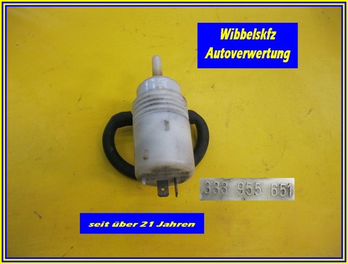 VW                   Wischwasserpumpe, Pumpe Scheibenwischwasser, 333 955 651,
