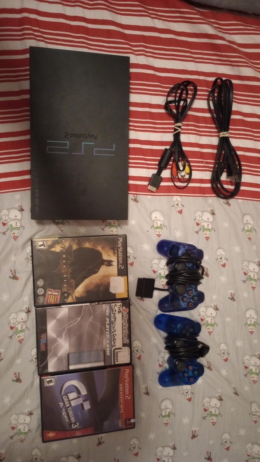 PlayStation 2 Fat Bundle With Controllers And Games