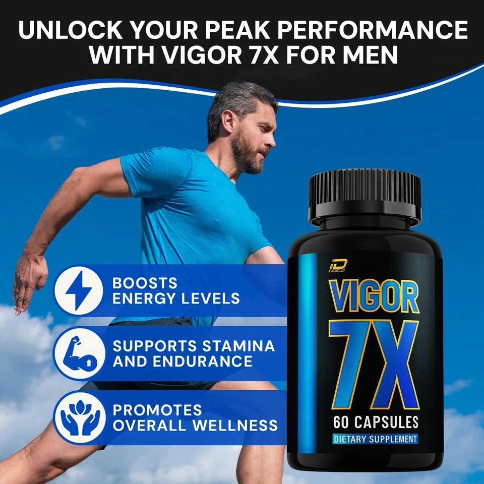 (5件装)Vigor 7x男士胶囊-Vigor7x整体健康能量全天然 — 第 2/4 张图片