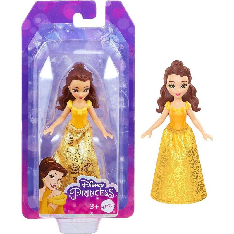 Disney Princess Belle Figure Doll 4" Beauty & The Beast Polly Packet Kingdom