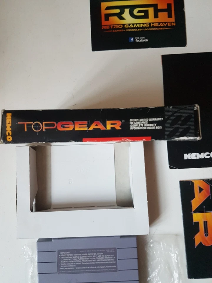TOP GEAR SUPER NINTENDO USA SNES GAME COMPLETE VERY GOOD CON WITH POSTER - Image 3 of 4