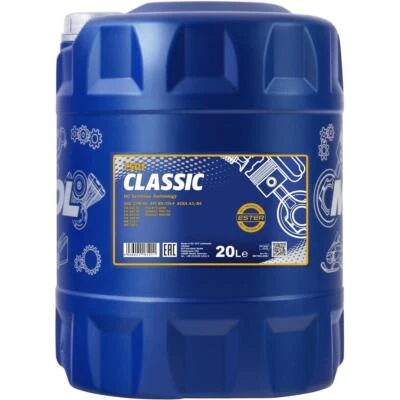 20 Litres MANNOL Classic 10W-40 Huile Moteur API SN/CH-4 ACEA A3/B4 JASO MA2 - Photo 1/2