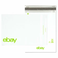 NEW EBAY Branded Polyjacket Envelopes 12 x 15 in  SHIPPING BAGS  GREEN 50 BAGS
