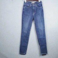 Levis  Womens 721 Jeans Size 27 Blue High Rise Skinny Denim 5 Pockets