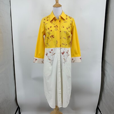 samant chauhan embroidered shirt dress Embroidered Shirt Dress – Samant Chauhan main image 0