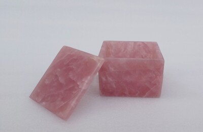 Crystal Rose Quartz Jewelry Box, Gemstone Jewelry box, Collectible Storage Box