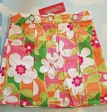 NWT Gymboree SPRING FUN Girls size 8 Mod Flower retro SKORT summer skirt rare