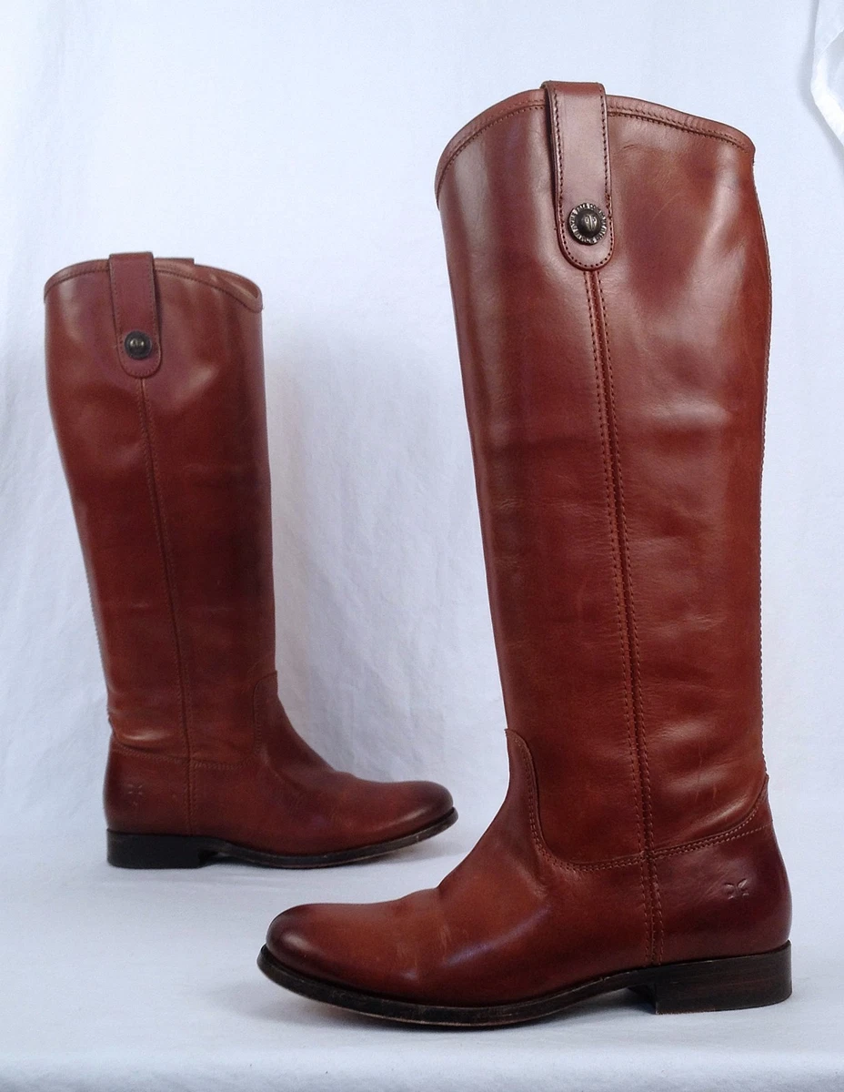 Melissa top button cognac