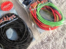 18 Goody Ouchless Ponytailer Hair Bands Elastics Thin 2004 Pouch Color Black