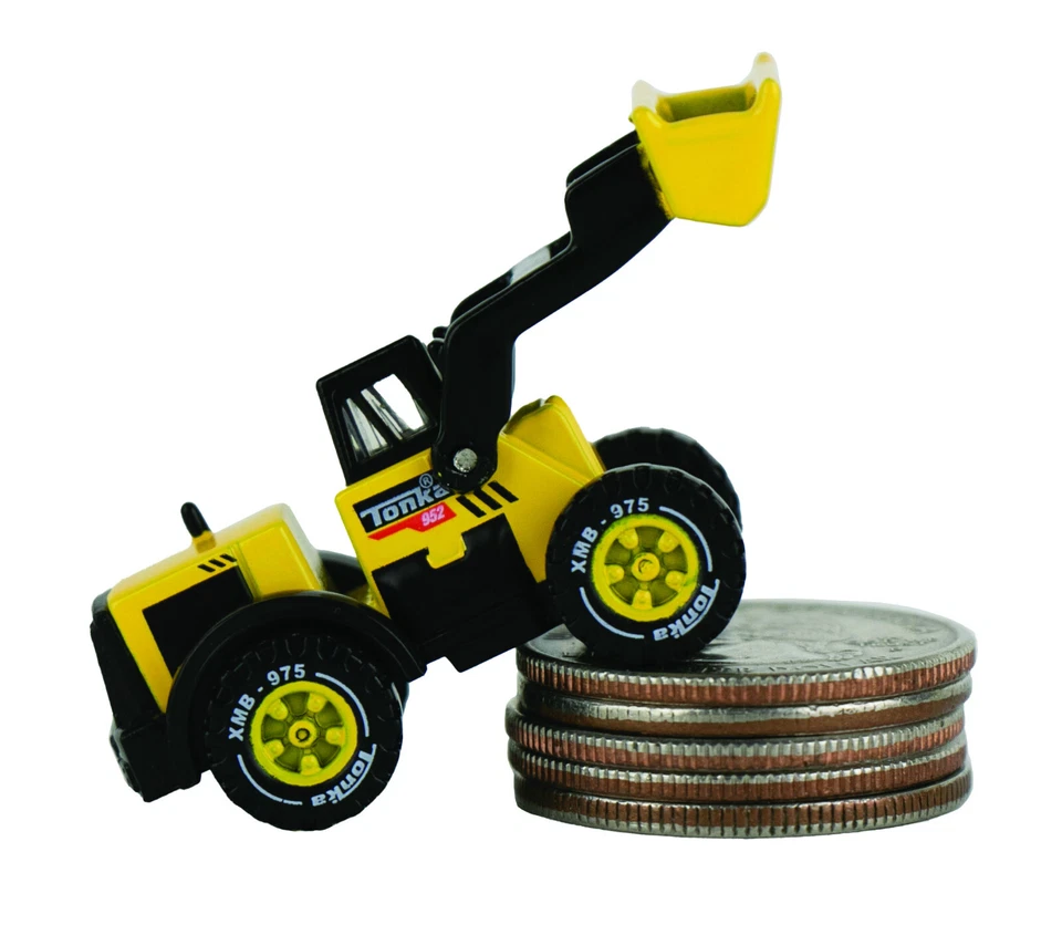 World's Smallest Mini FRONT LOADER Mighty TONKA Truck Dollhouse Miniature Micro - Image 2 of 4