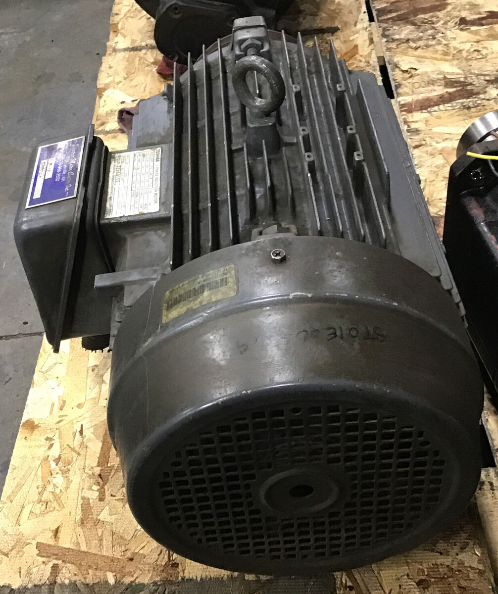 Toshiba Induction Motor 3 PH 7.5 kw 1435/1740 rpm 200/220V Toshiba Induction Motor 3 PH 7.5 kw 1435/1740 rpm 200/220V
