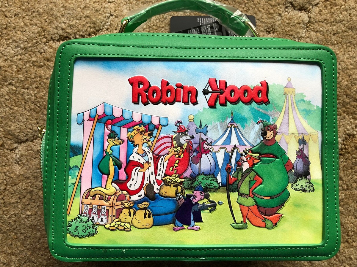 Brand New Loungefly Disney Robin Hood Lunchbox Crossbody Bag