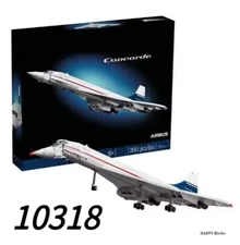2083PCS Airbus Concorde Model Bricks Building Blocks MOC 10318