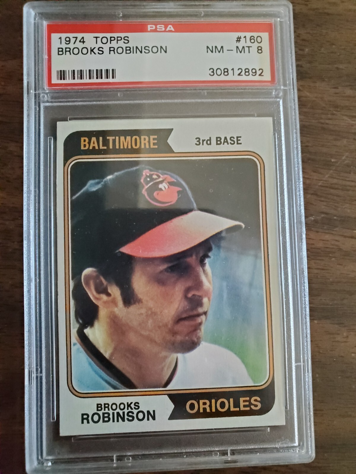 1974 Topps Brooks Robinson #160 PSA NM-MT 8