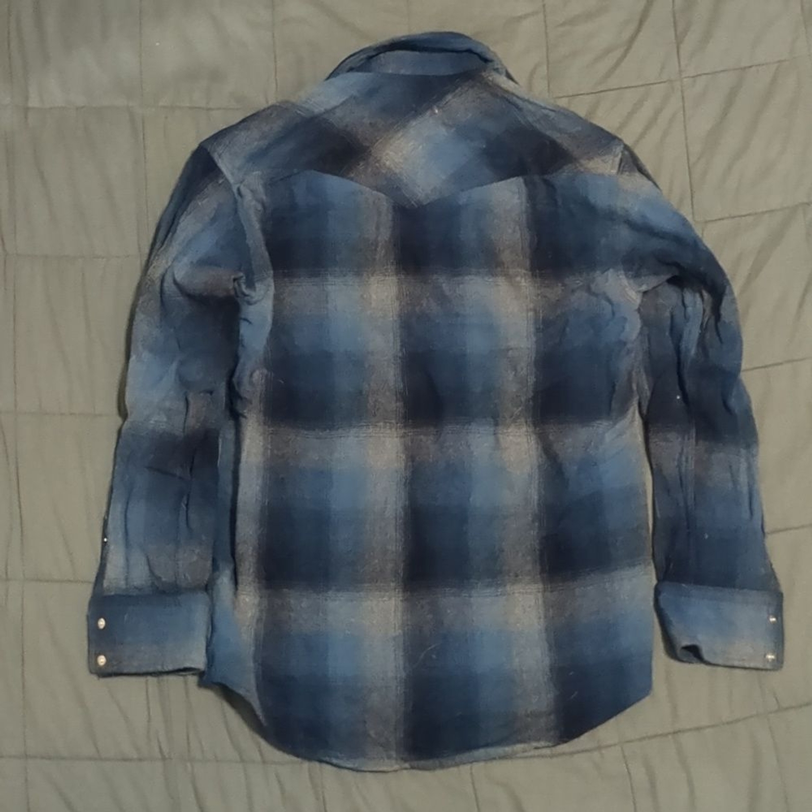 Pendleton Blue Wool Casual Button Down Shirt - image 4
