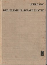 Lehrgang der Elementarmathematik, VEB Fachbuchverlag Leipzig