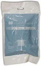 U.S. G.I. GO ANYWHERE SANITARY TOILET KIT BAGS, 10 PACK