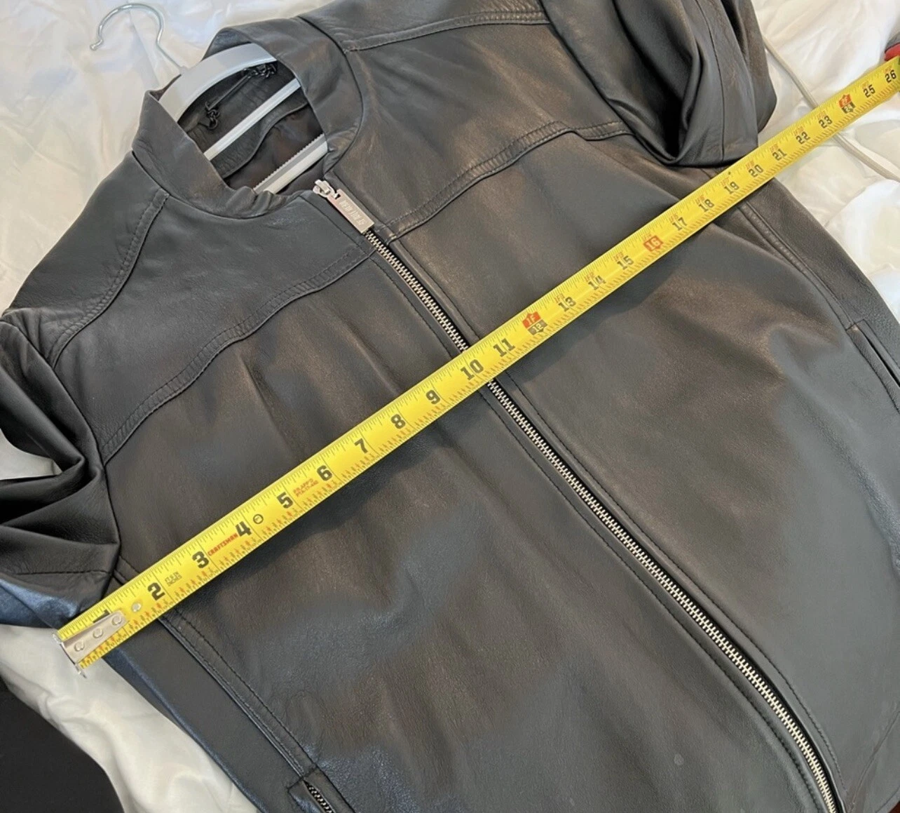 100% original Argentinian cow leather men jacket, Premium Quality - product detail image 6