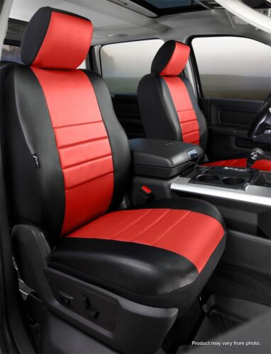 SL60 Series - Leatherlite Simulated Leather Custom Fit Front Seat Cover- Red - Picture 1 of 1