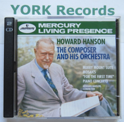 HOWARD HANSON - The Composer & His Orchestra - Excellent Con 2 CD Set Mercury