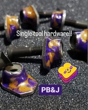 PB J - High Tech truck nut Set - skateboard hardware - skate hardware