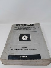 Oem 1998-1999 Chrysler 300m Lhs Concorde Intrepid Body Diagnostic Procedures