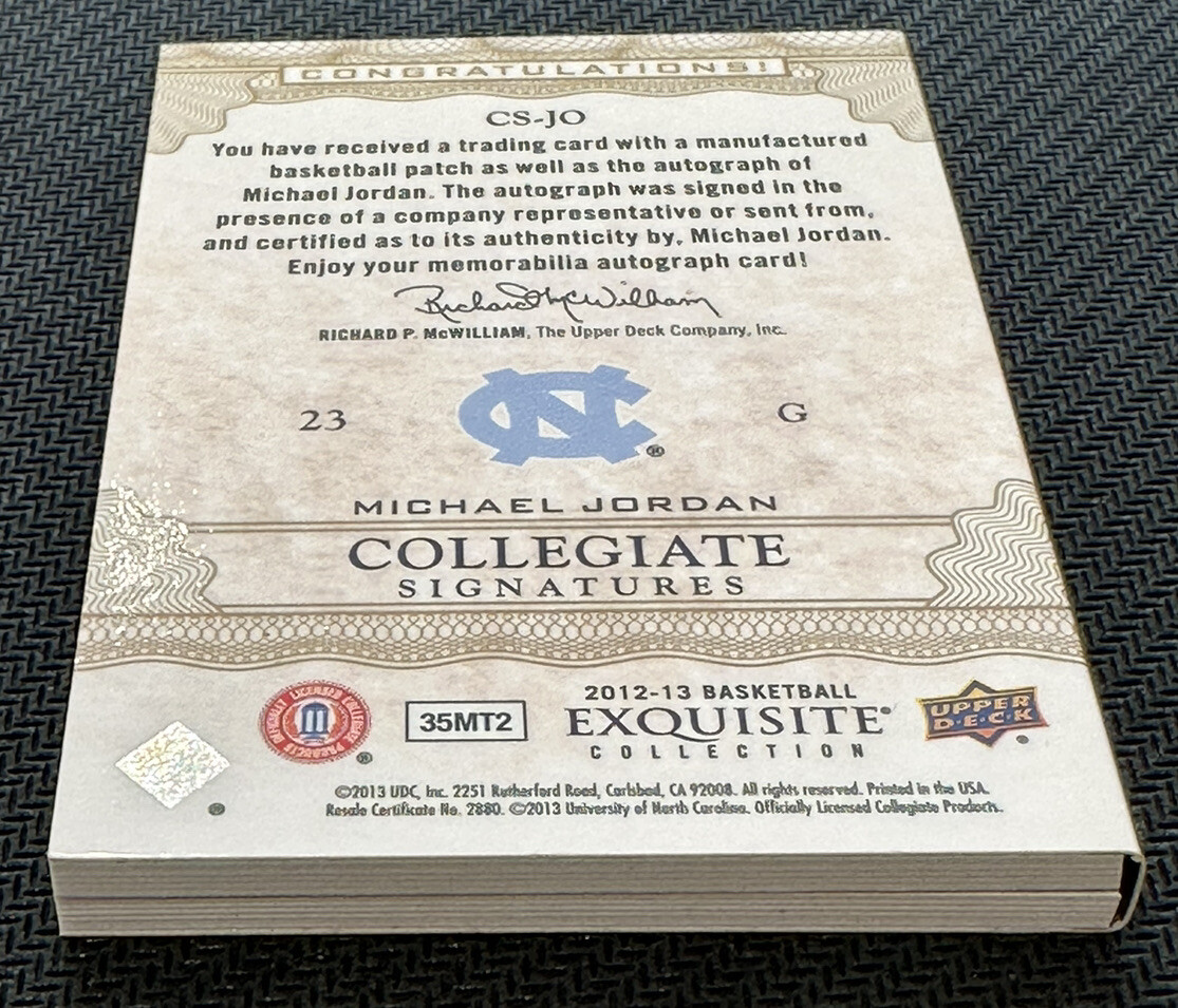 2012-13 UD Exquisite Collection - Michael JORDAN - AUTO 47/99 - BEAUTY ✨🔥🐐📈 view 12