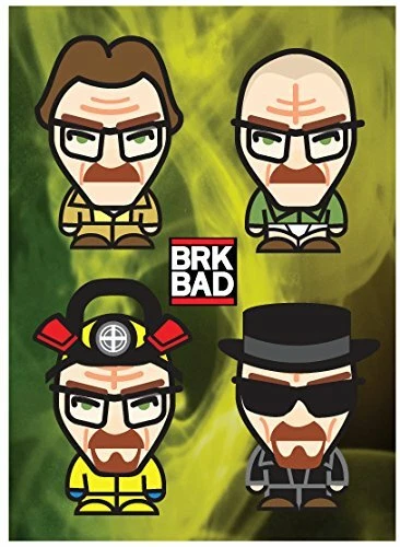 BRK Bad Cast Magnet Art Multi-Couleur Officiellement Licencié Original - Photo 1/1