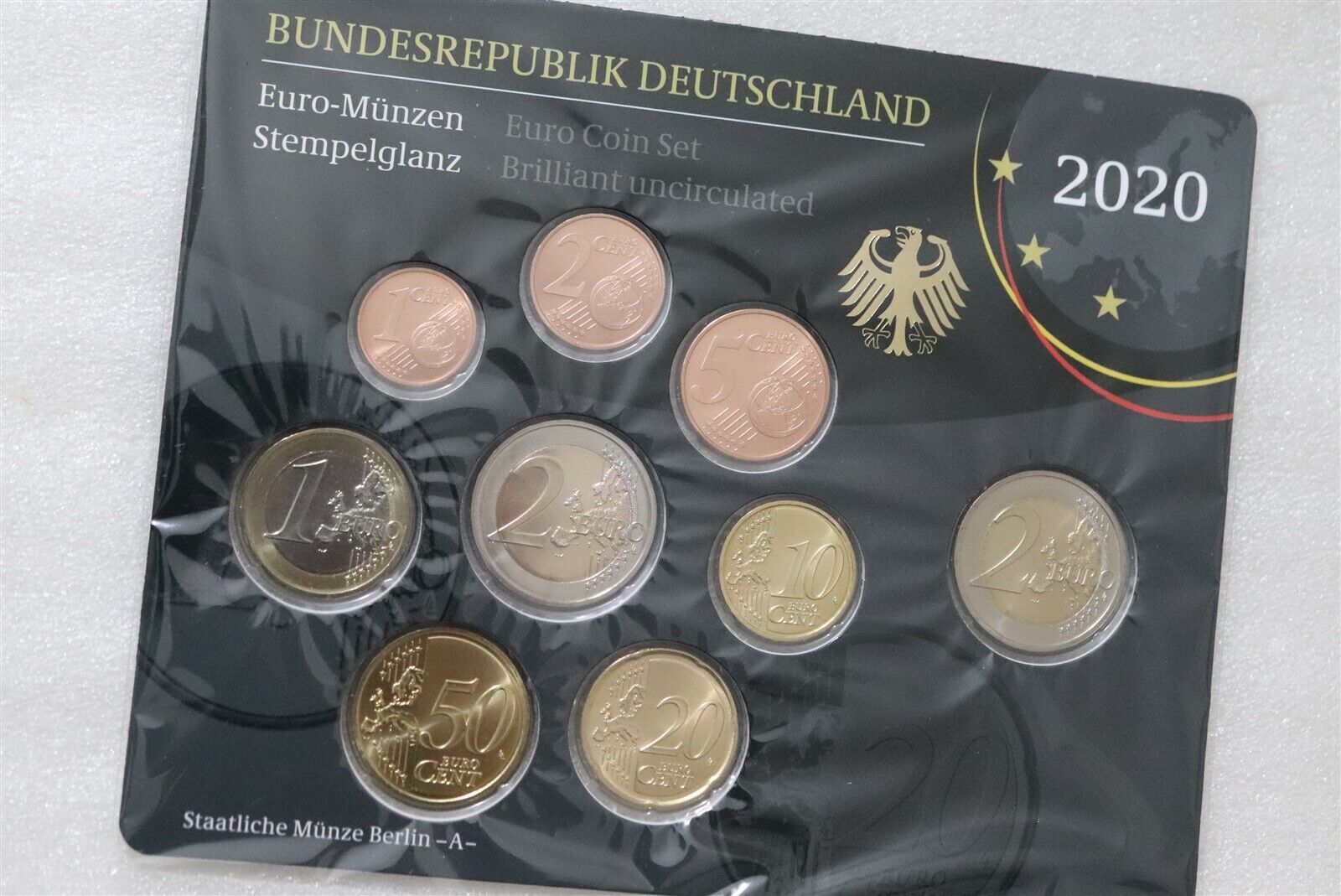 GERMANY SEALED EURO MINT SET 2020 A B46#50BX13