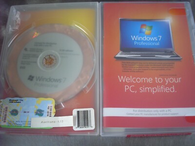 Microsoft Windows 7 Professional 32 bit  Full English DVD MS WIN =NEW SEALED=